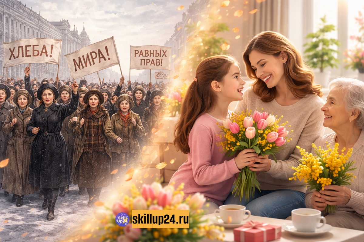 История праздника 8 марта: откуда появился Международный женский день