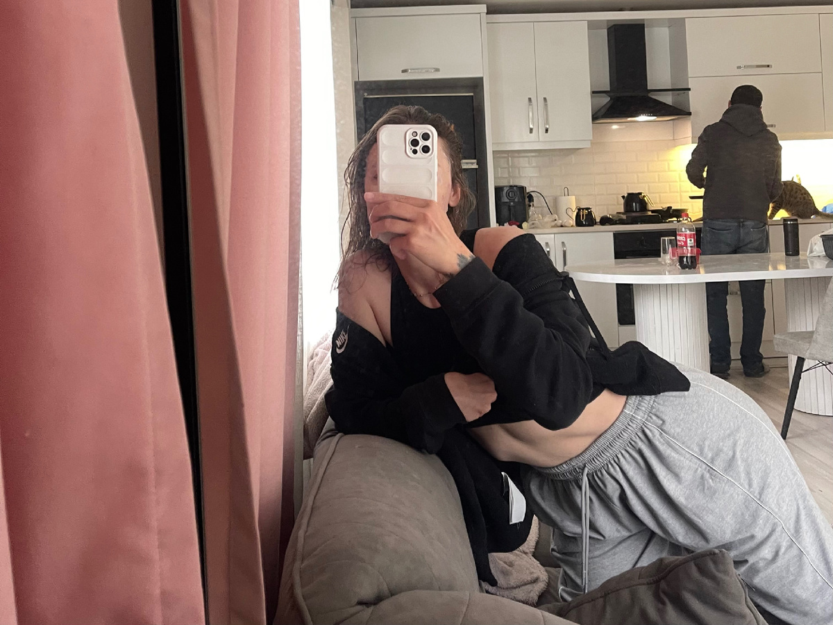 селфи-зона в моей кухне-гостиной