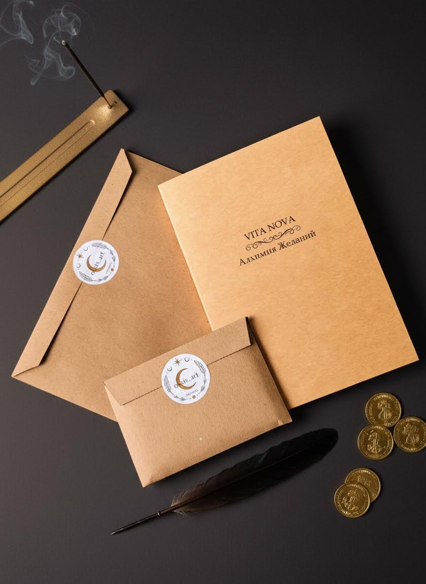 Блокнот для исполнения желаний VITA NOVA с картами энергий