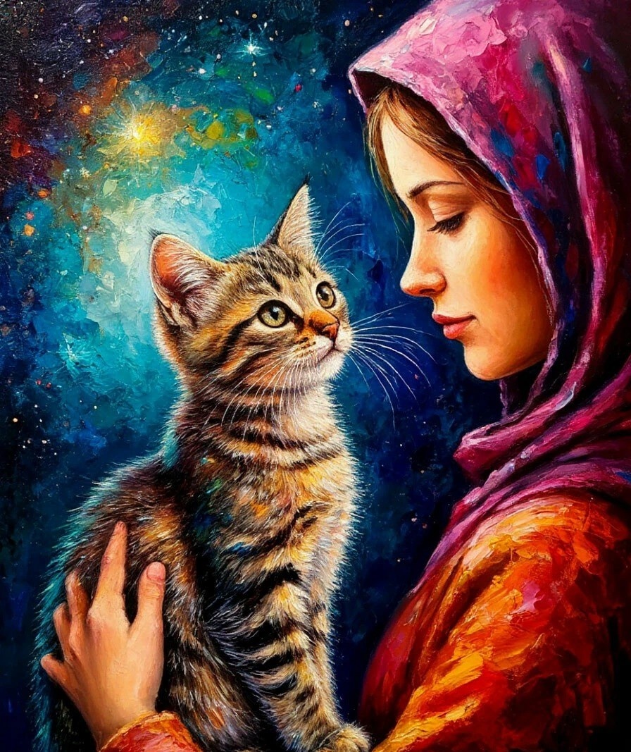 Энергетическая связь между человеком и котом