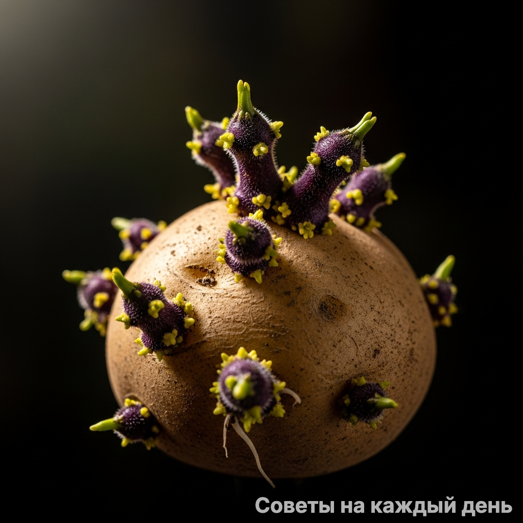 Правильный росток должен быть похож на дубовую почку, а не на макаронину.