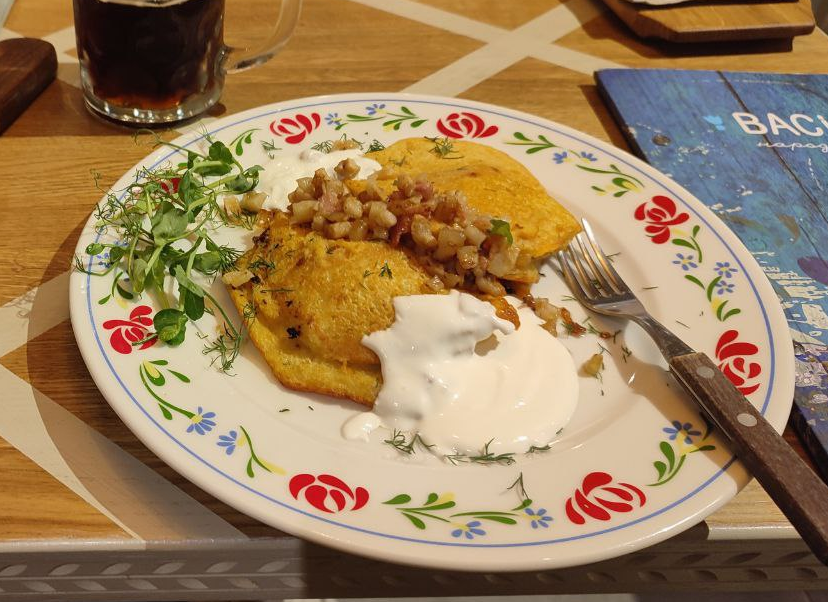 Драники с мясом