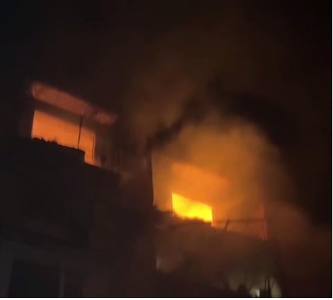    БПЛА Васильевка Запорожье пожар жилой дом