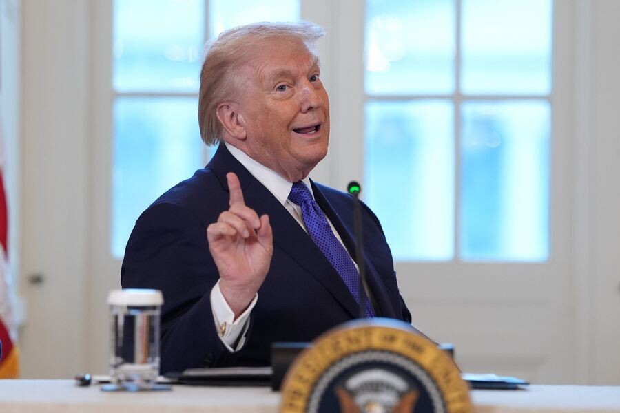    Президент США Дональд Трамп / Источник: © Evan Vucci/AP/TASS