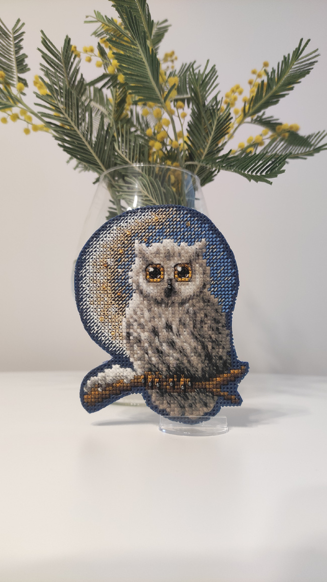 Вот такая совушка у меня получилась! 