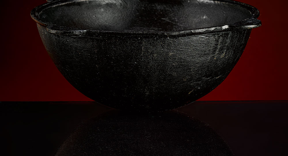 Обработка чугунного казана