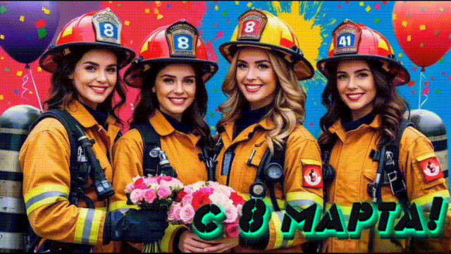 С Международным женским днём!