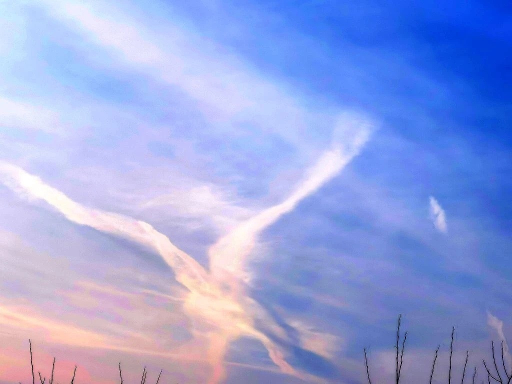 Небо над Васильевским. (Фото Елены Макси)