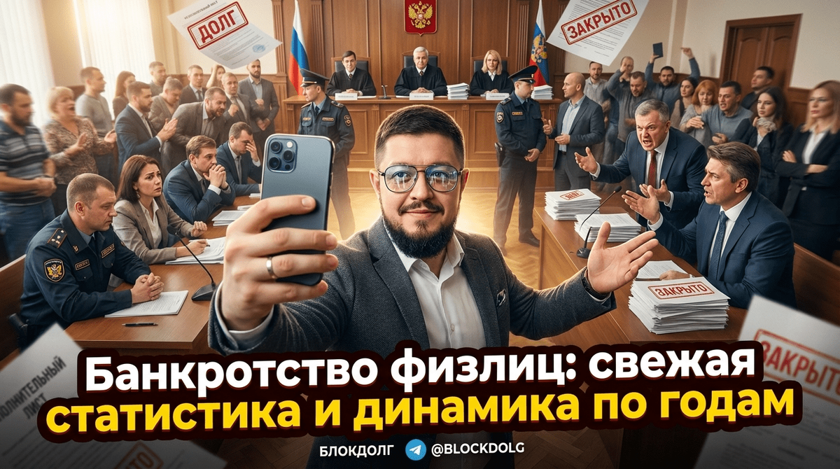    Анализ динамики банкротства физических лиц по годам Максим