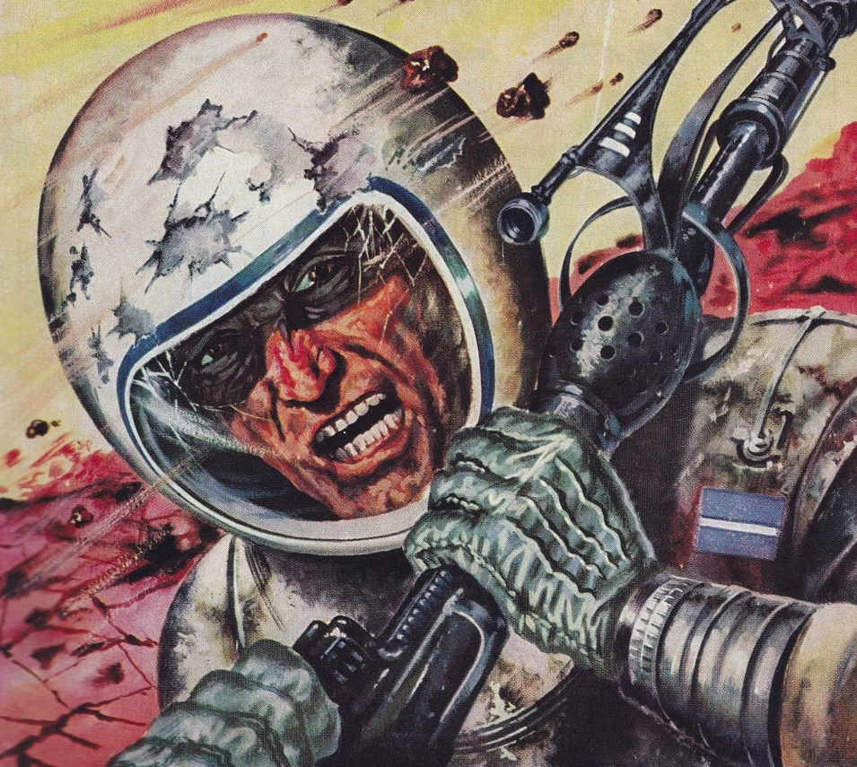 Астронавт. Рисунок Джонни Брука