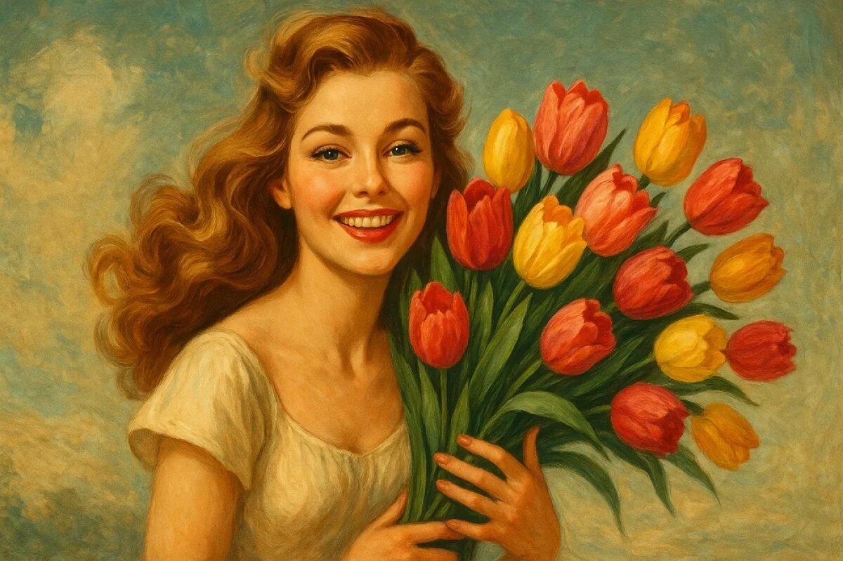    Поздравляем, дорогие женщины!