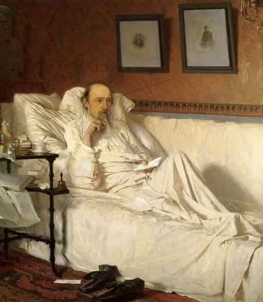 Николай Некрасов на картине художника Ивана Крамского