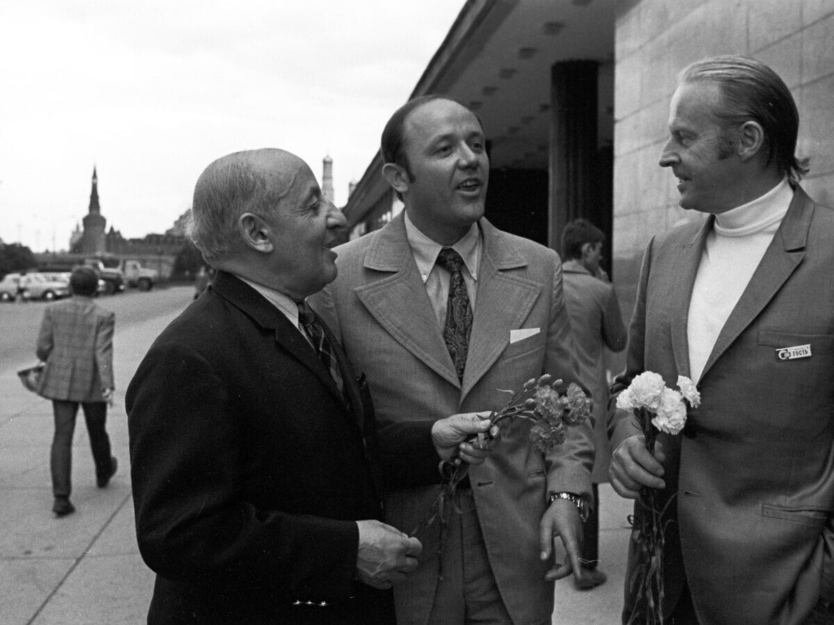    Александр Згуриди, Юрий Сенкевич, Тур Хейердал | © РИА Новости / Борис Кауфман