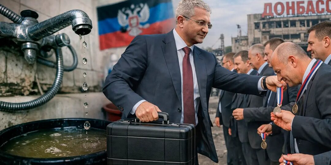 Мутная вода Донбасса. Пока строители воровали миллионы, Донецк остался на сухом пайке. Люди выживают как могут