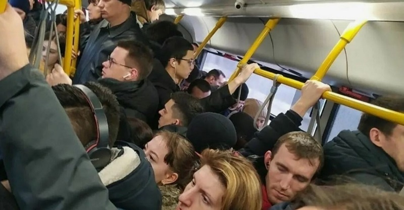 Езда в общественном транспорте - стресс для организма. 