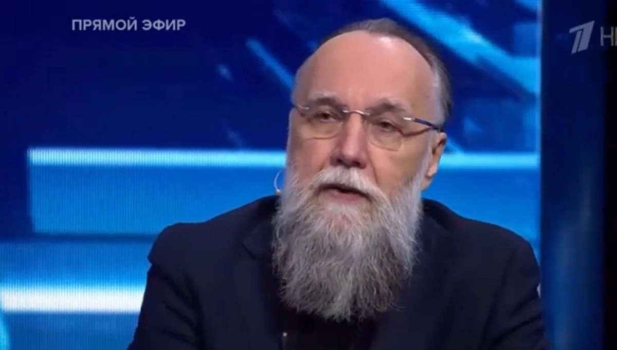    Александр Дугин, кадр из видео Первого канала