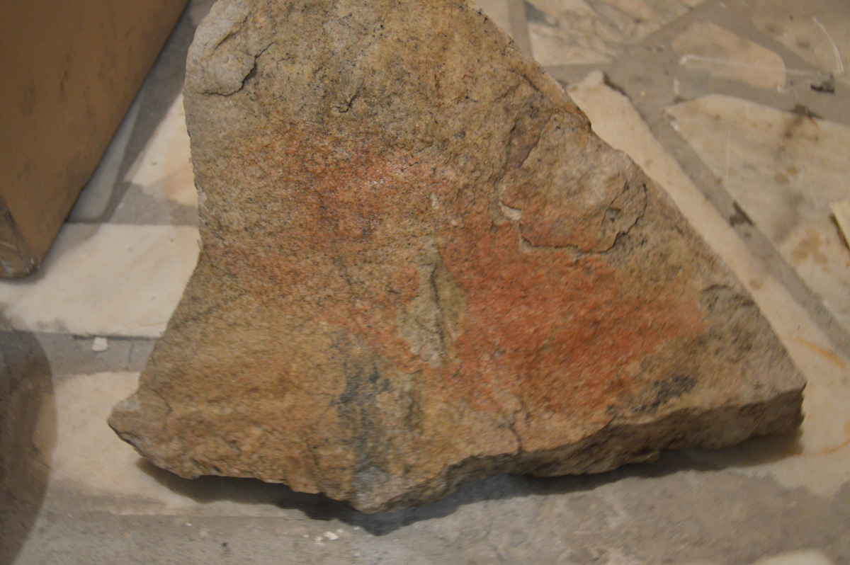 Фрагмент писаницы, Саяногорский музей.