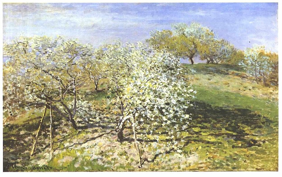 Клод Моне: Цветущие яблони. 