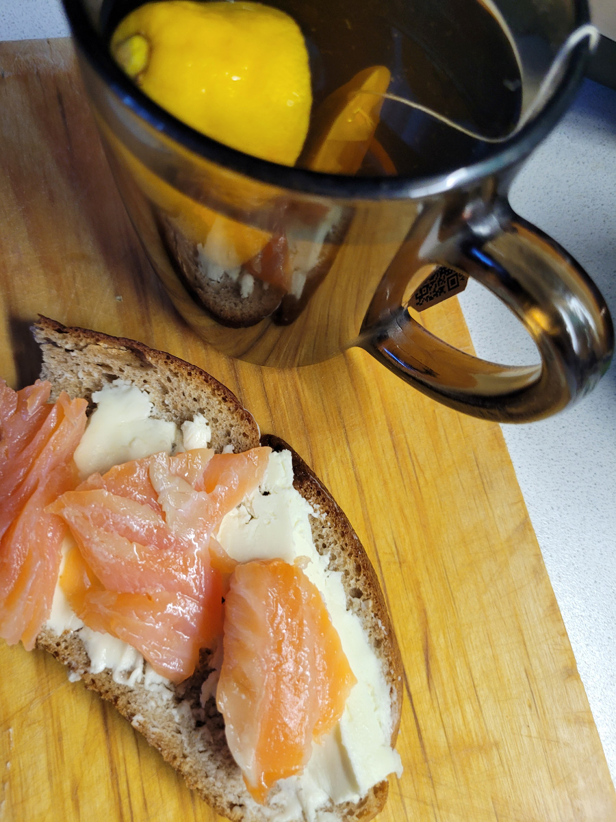 Мне было сытно и вкусно. 