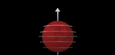 Визуализация процесса воздействия магнитного поля на атомы 