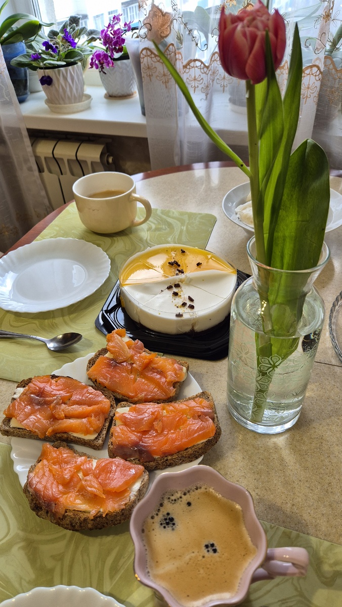 Завтрак от мужа. 