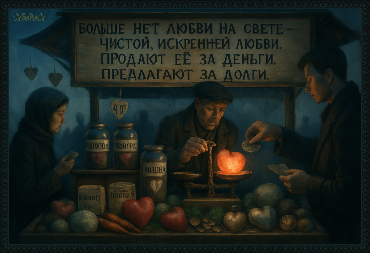 Всё чаще истиную любовь подменяют ложными идеалами.