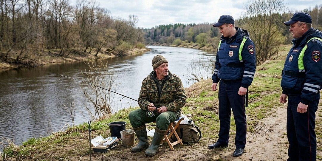 Где запрещено ловить весной даже на удочку?