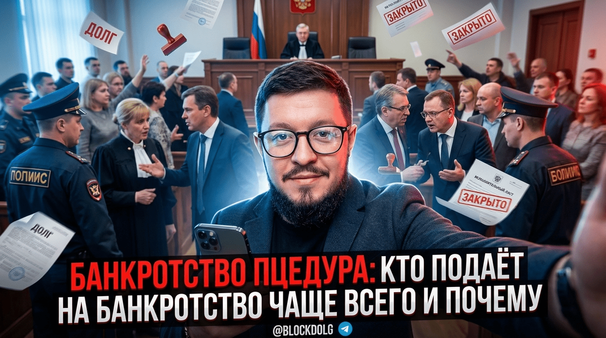    Кто чаще всего инициирует процедуру банкротства? Максим