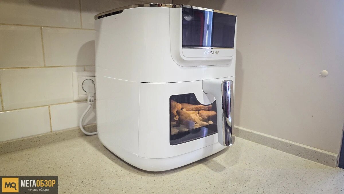    Обзор Dreame Tasti AF30. Аэрогриль с подачей пара и без переворачивания MegaObzor.com