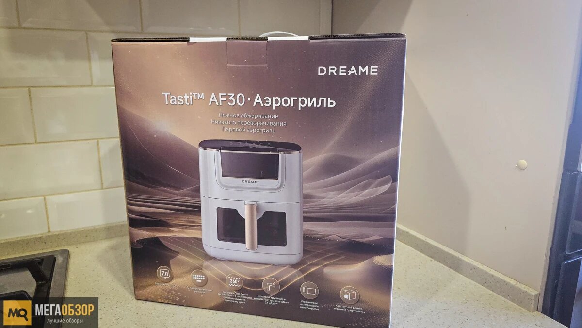    Обзор Dreame Tasti AF30. Аэрогриль с подачей пара и без переворачивания MegaObzor.com