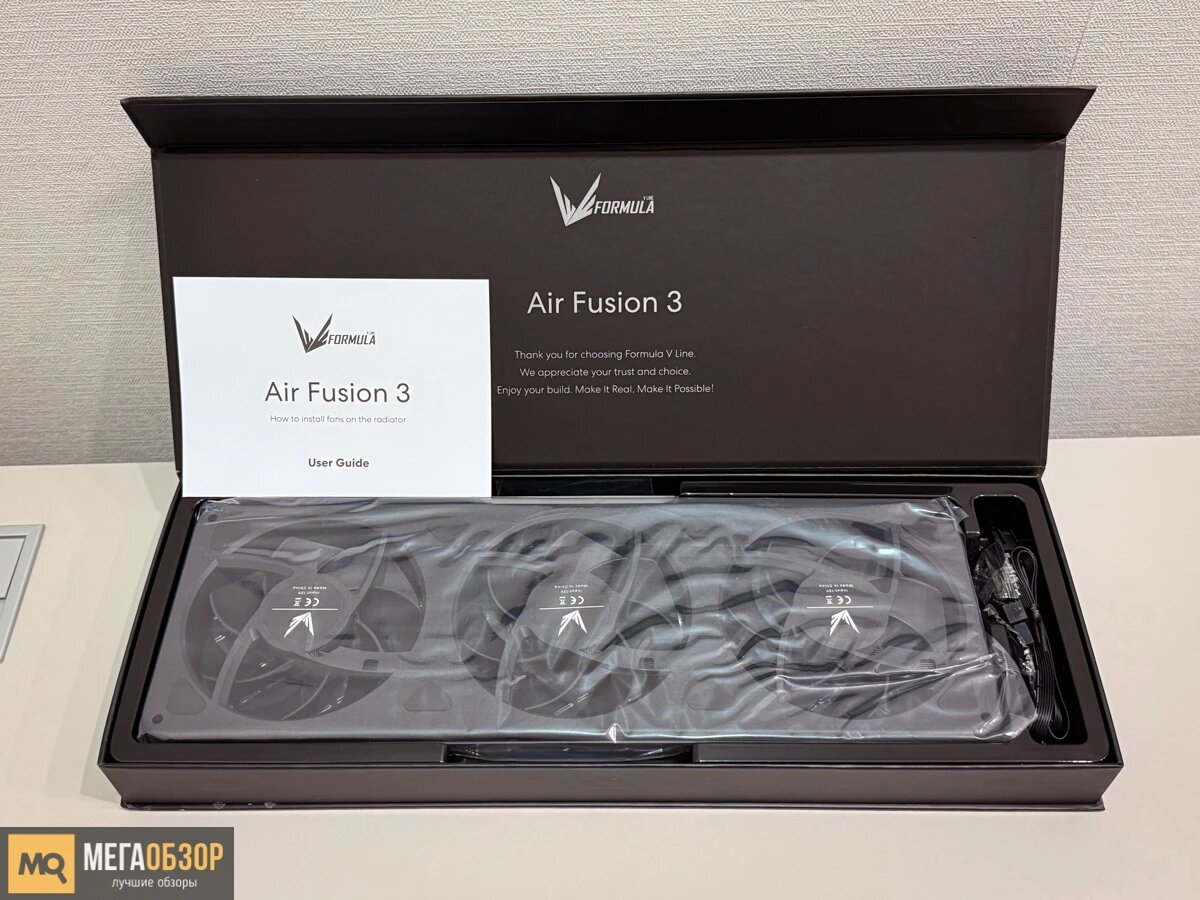    Обзор Formula Air Fusion 3. Тройной вентилятор с общей рамкой MegaObzor.com