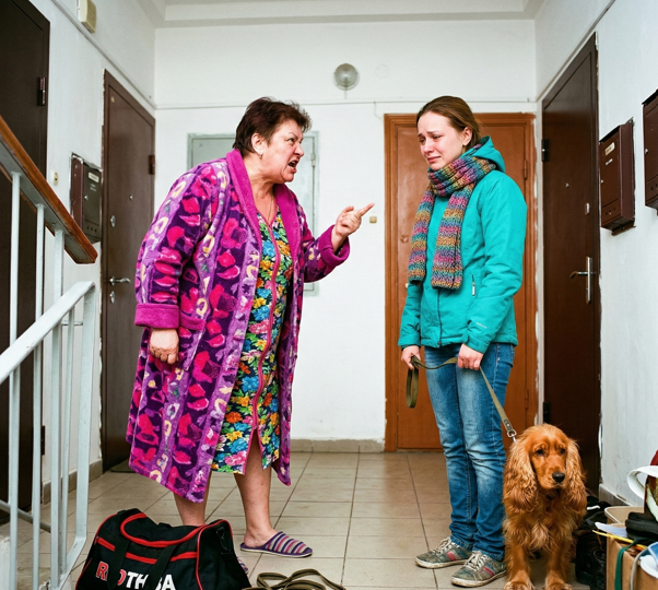 «Выметайся со своей псиной, дом наш!» — кричала свекровь. Но у нотариуса ей пришлось отдать ключи невестке