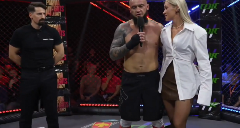    Скрин видео прямой трансляции из сообщества "ММА Сыктывкар | Клуб СЕВЕР | Parma Fights"