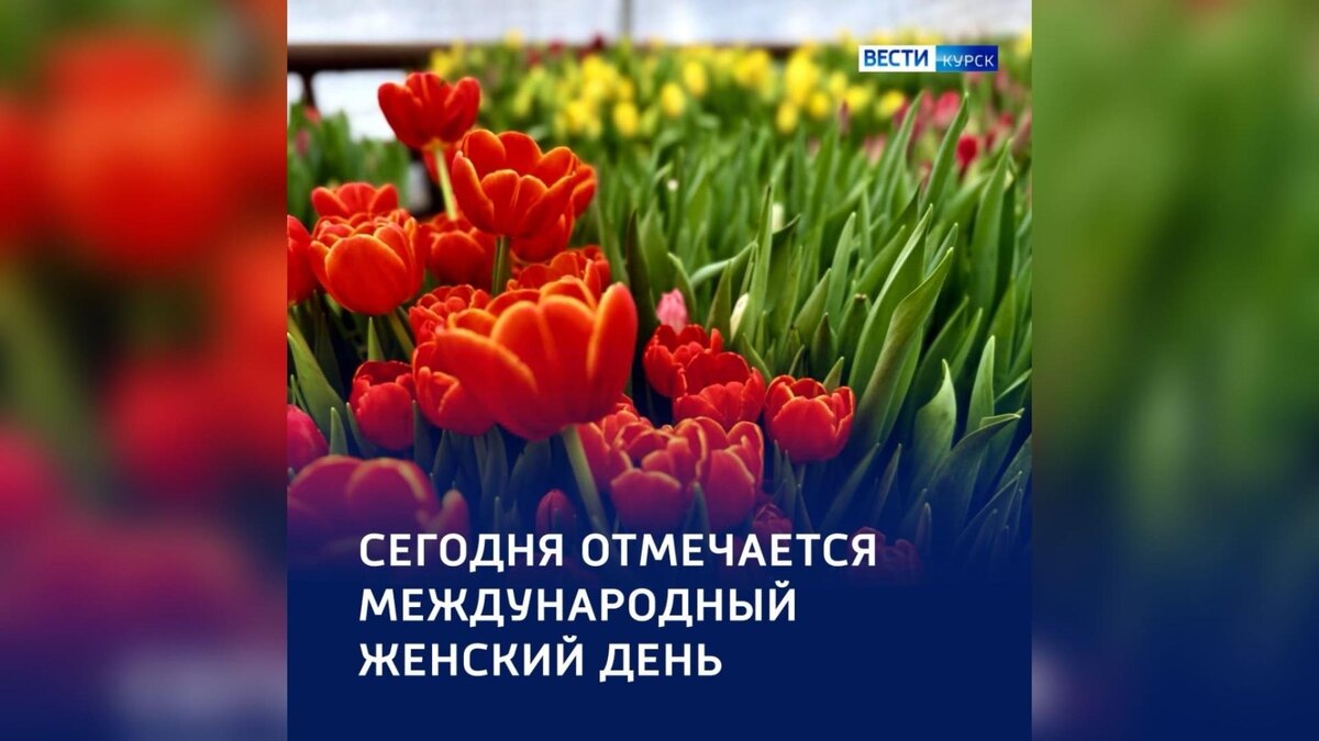    Поздравляем прекрасных жительниц Курской области с Международным женским днём