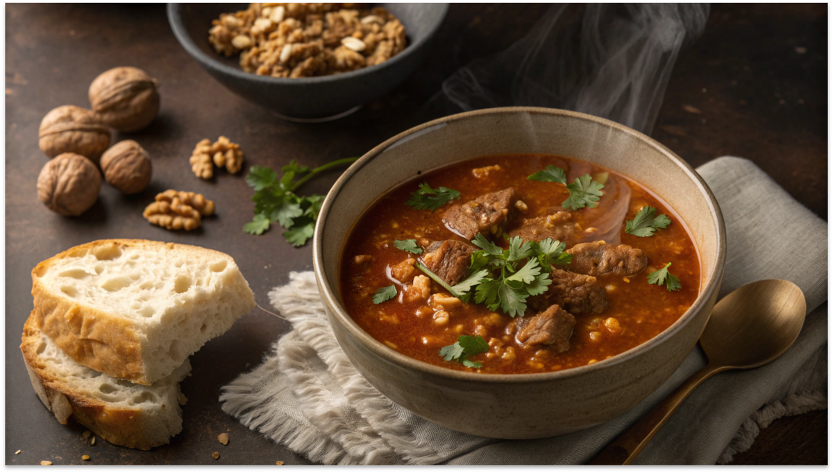 Густой и пряный харчо в мультиварке