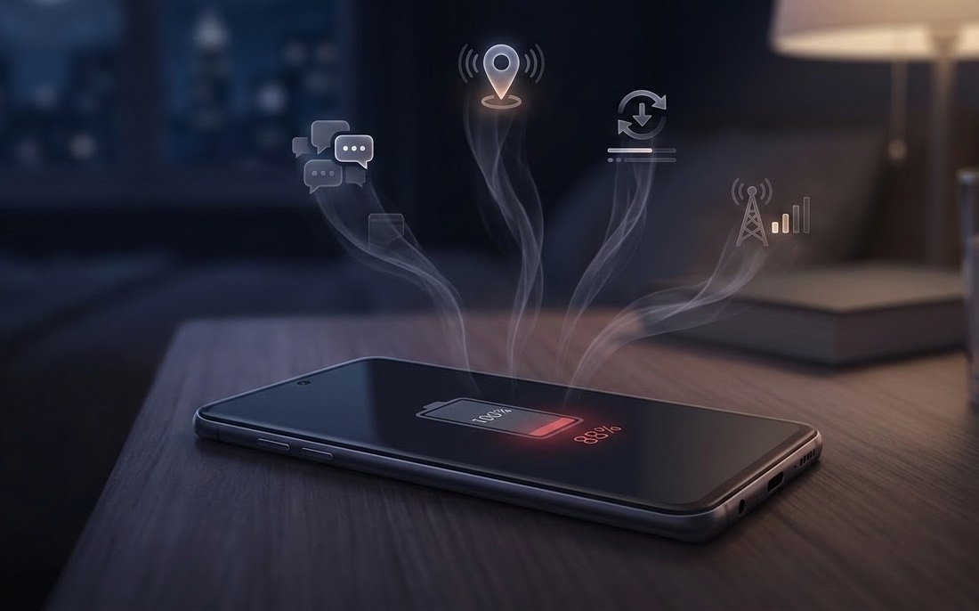 Я избавился от ночного жора батареи