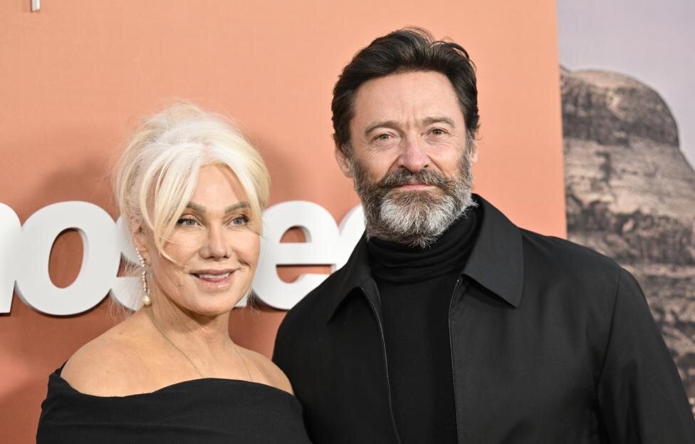 Хью Джекман и Дебора Ли Фернесс (бывшая жена)