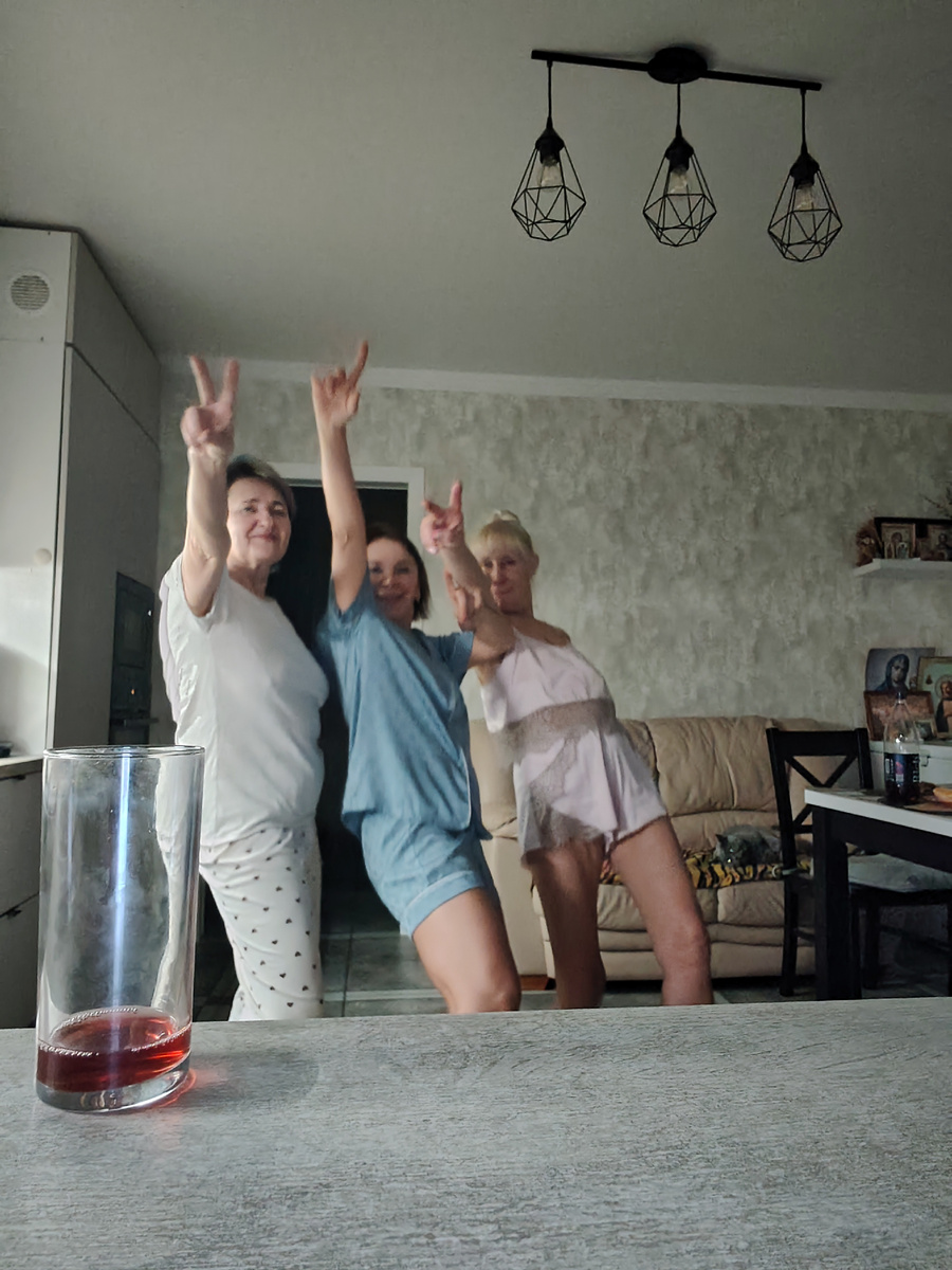 У нас пижамная вечеринка