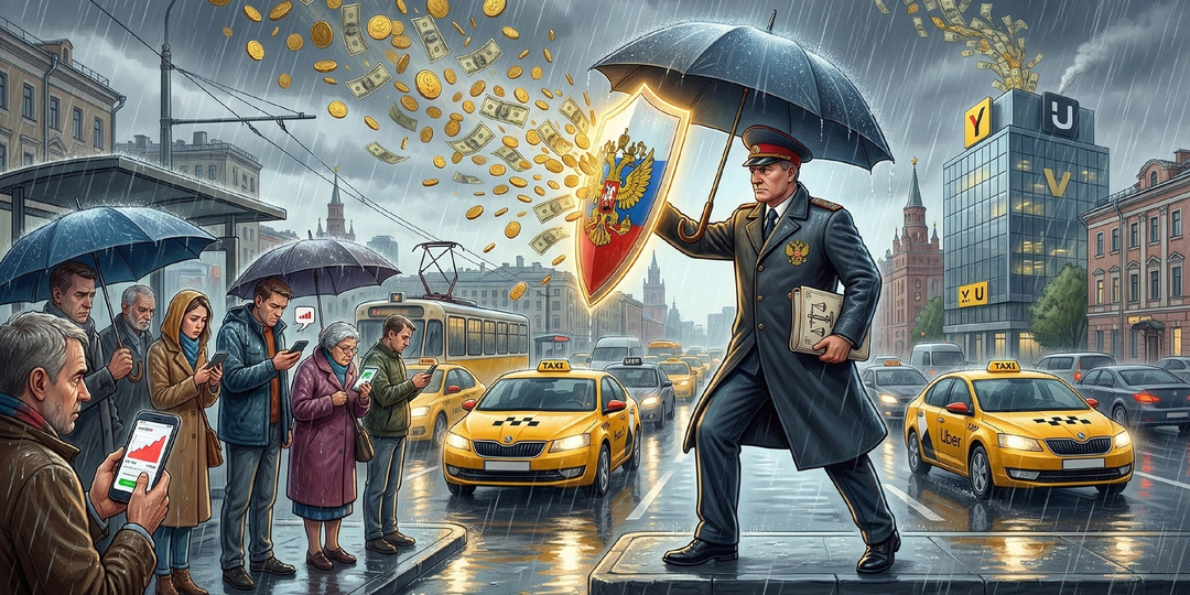 Конец «золотым ливням» для агрегаторов? Как государство решило спасти пассажиров от безумных цен на такси в непогоду