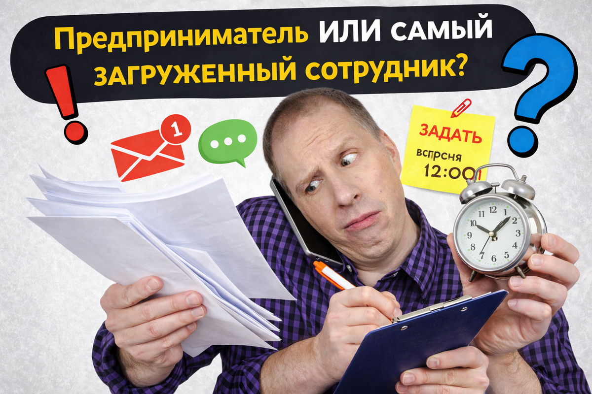 Предприниматель или самый загруженный сотрудник
