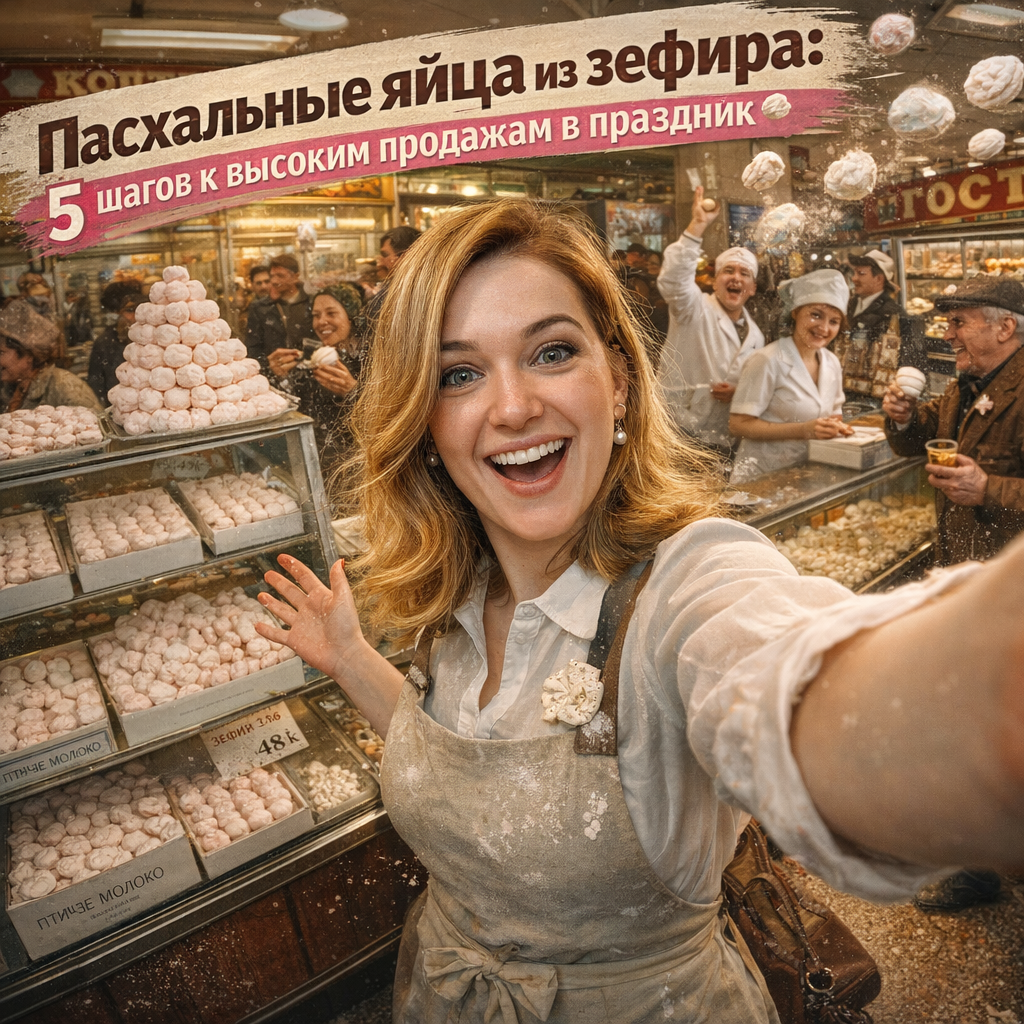    5 шагов к высоким продажам зефирных яиц на Пасху admin