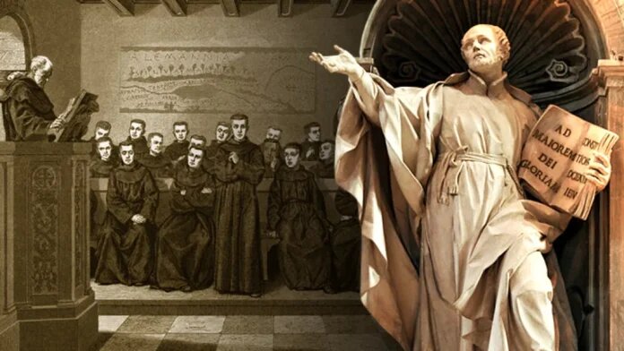 
Орден иезуитов. https://chita.tsargrad.tv/articles/psy-vatikana-krasnoe-chjornoe-i-raduzhnoe-v-istorii-ordena-iezuitov_212539