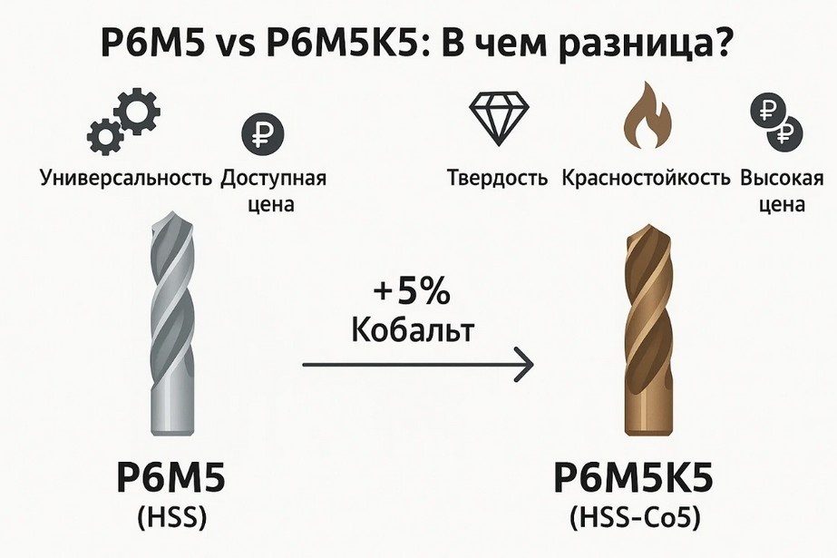 P6M5K5- лучше, но дороже