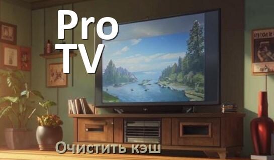 
Как на смарт телевизоре Pro TV очистить кэш приложений и браузера