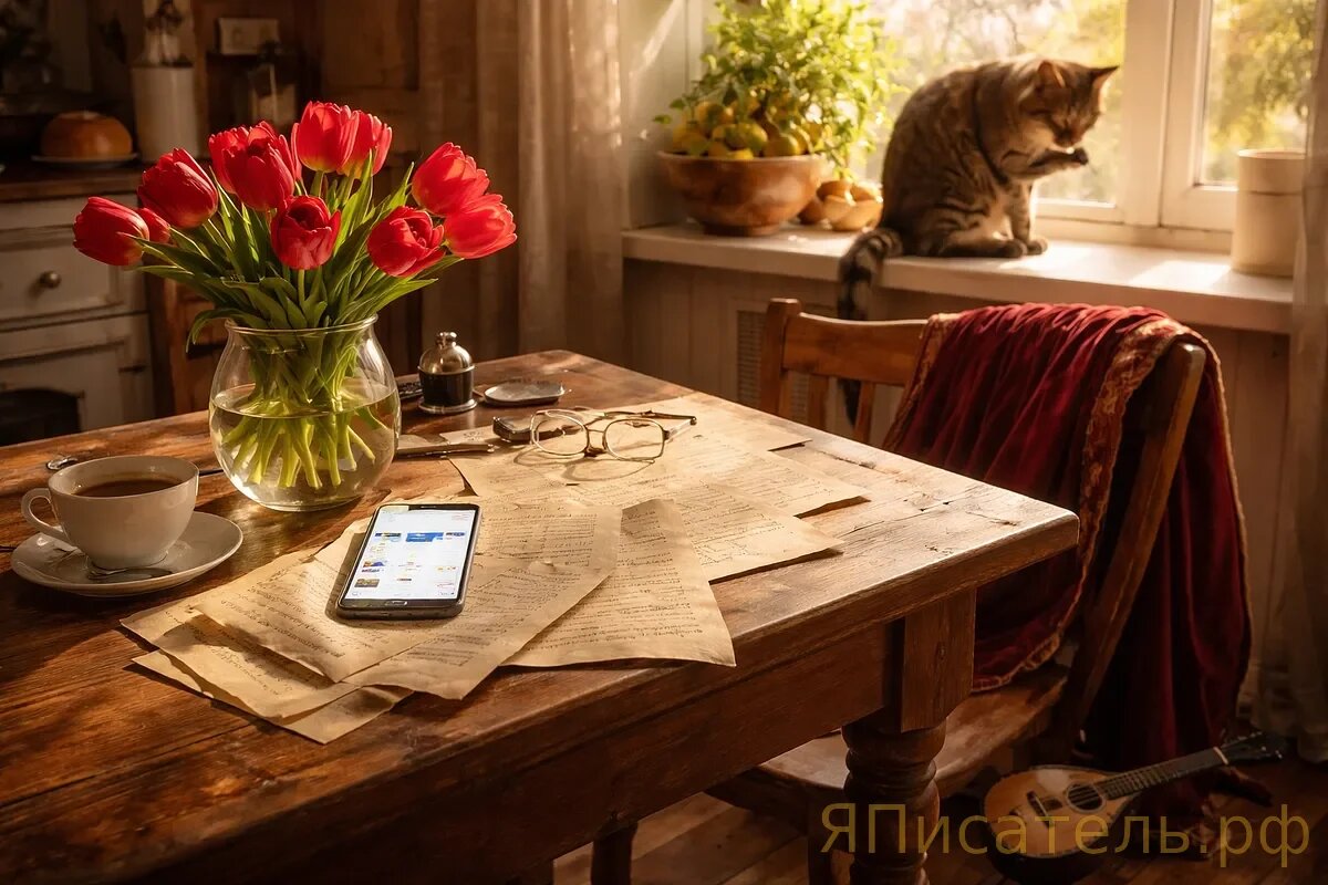 «С 8 марта, Катарина!»