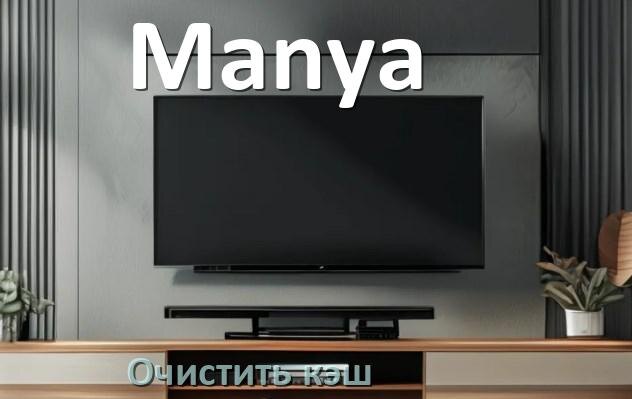 
Как на смарт телевизоре Manya очистить кэш приложений и браузера