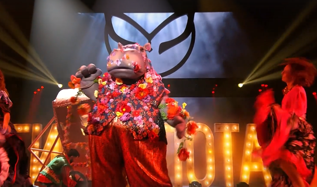 Гиппопотам. Фото: кадр шоу "Маска" от 8.03.2026