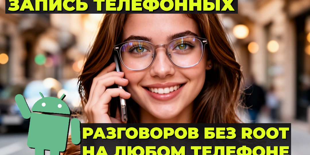 Как записывать телефонные разговоры на любом Android БЕЗ ПРАВ ROOT