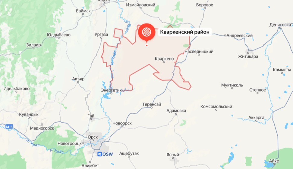    14 участков дорог закрыты из-за метели в Кваркенском районе