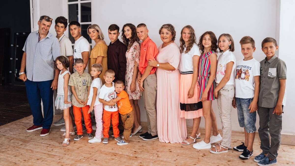    Большая дружная семья Красниковых / Фото: Личный архив